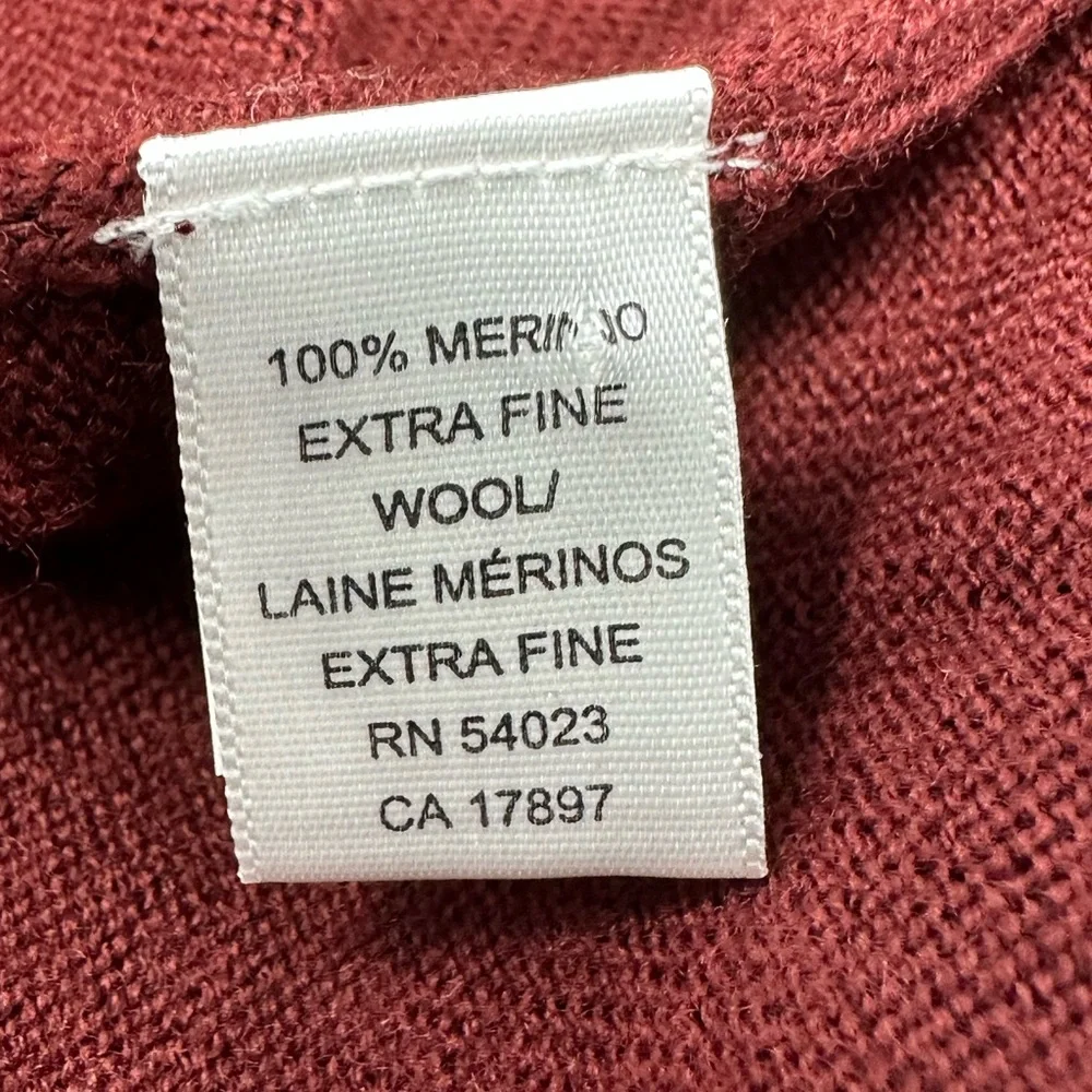 Banana Republic 100% Extra Fine Italian Merino Wool Ribbed Sz XL Sweater Mens R4
